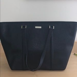 Kate spade black leather tote